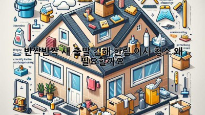 ✨ 반짝반짝 새 출발! 김해 한림 이사 청소, 왜 필요할까요? 🏡